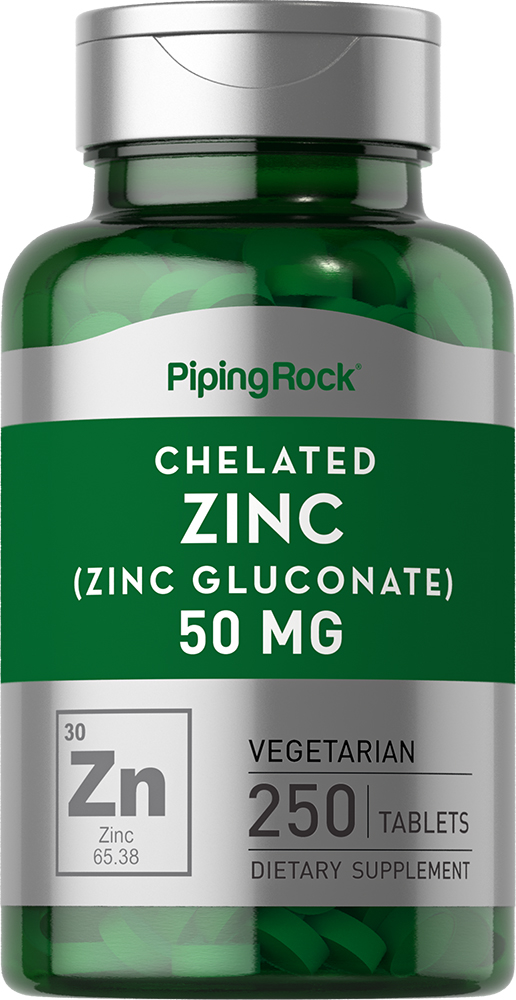 $4.89 (reg $6.55) Chelated Zinc (Gluconate), 50 mg, 250 Tablets