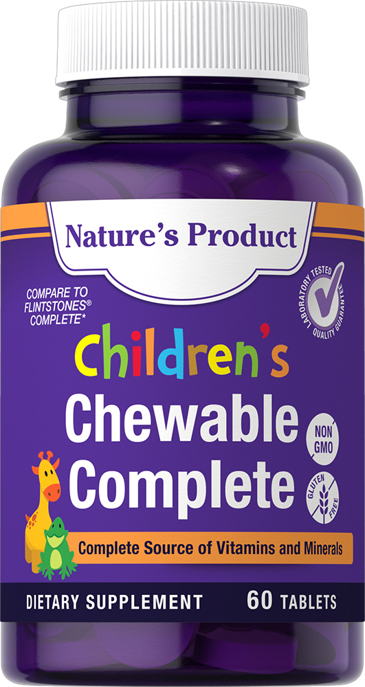 Children's Chewable Complete, 60 Tablets PipingRock Health Products