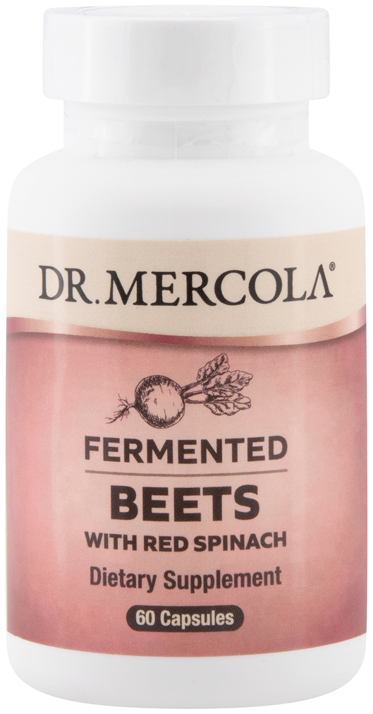 Fermented Beets with Red Spinach, 60 Capsules | PipingRock Health Products