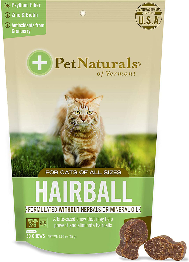 Hairball for Cats (Chicken Flavor) 30 Chews Hairball Relief