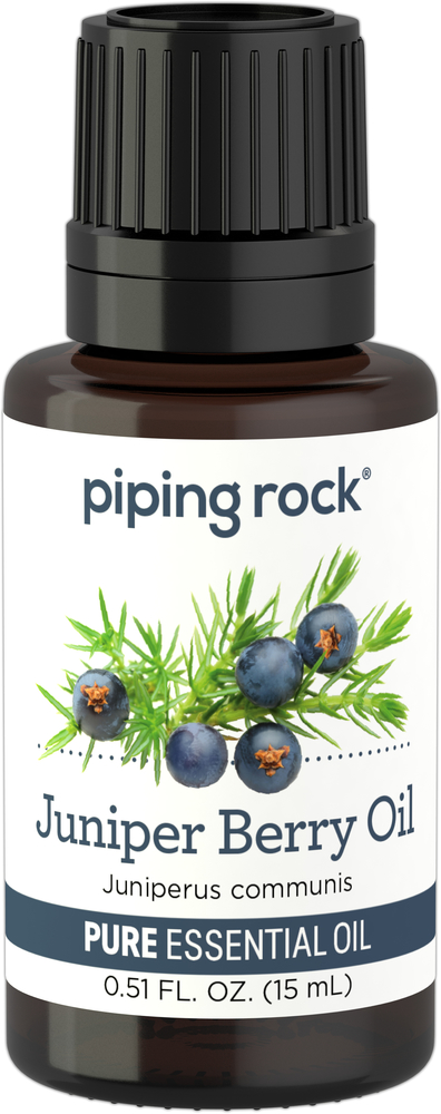 Juniper Berry Himalayan Pure Essential Oil (GC/MS Tested), 1/2 fl oz, 15 ML Dropper Bottle