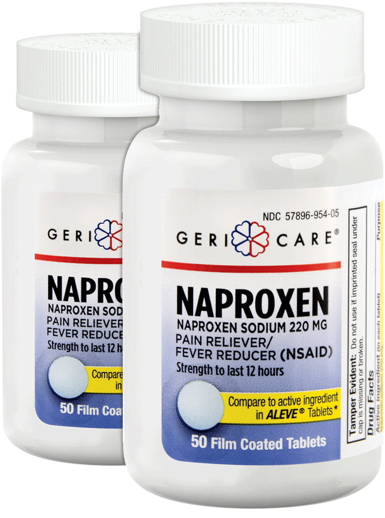 Naproxen Sodium 220mg Pain Reliever PipingRock Health Products