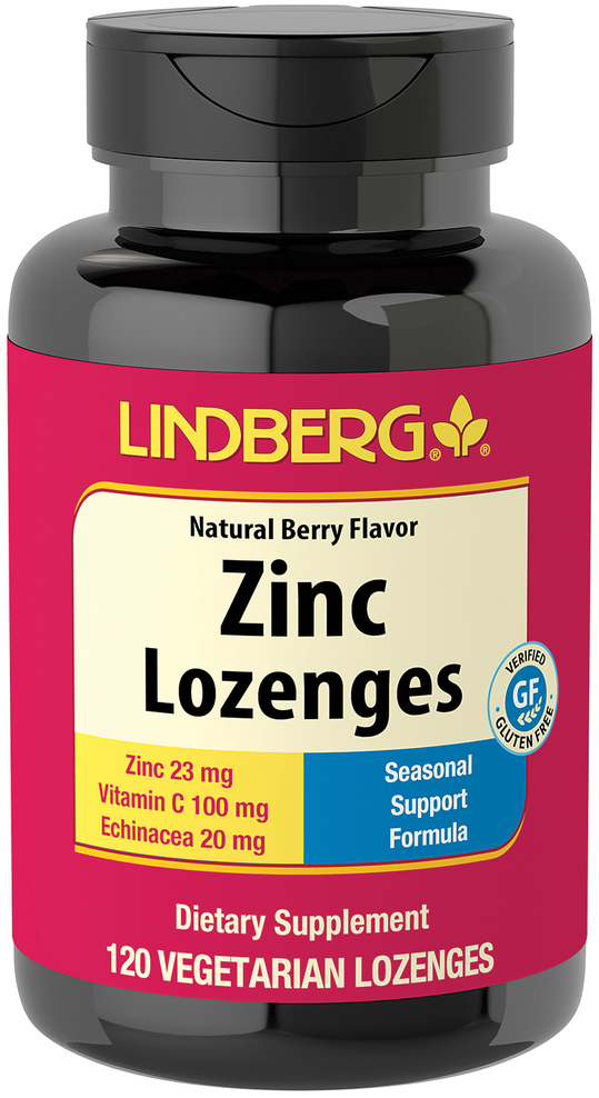 Zinc Lozenges with Vitamin C (Natural Berry), 120 Lozenges ...