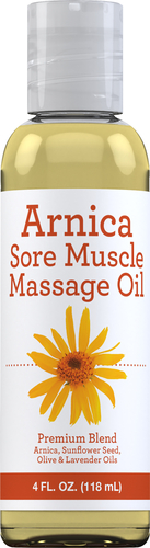 Arnica Massage Oil 4 Fl Oz 118 Ml Reviews Benefits Uses Pipingrock Health Products