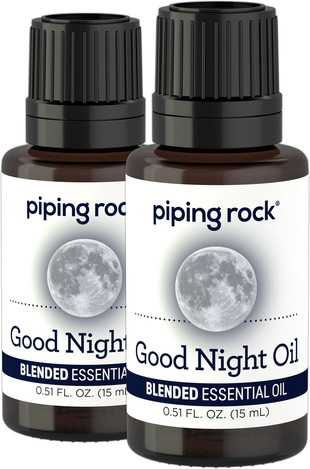 Good Night Essential Oil 2 Bottles X 1 2 Oz 15 Ml Blend Pipingrock Health Products