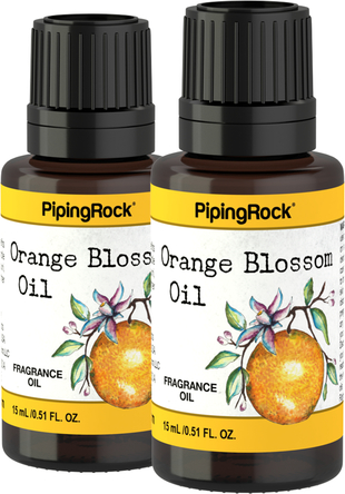 Orange Blossom Fragrance Oil 2 X 1 2 Oz 15 Ml Dropper Bottle Pipingrock Health Products