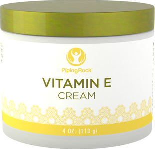 Vitamin E Cream 4 oz (113 g) | Vitamin E Cream Benefits for Dry Skin | PipingRock Health