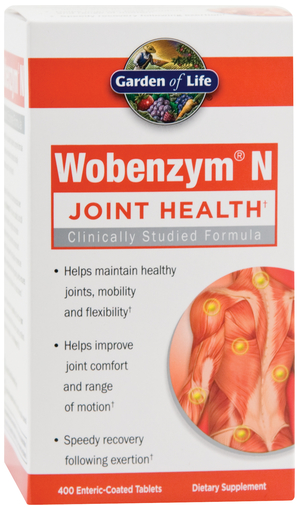 Wobenzym N 400 Enteric Coated Tablets Pipingrock Health Products