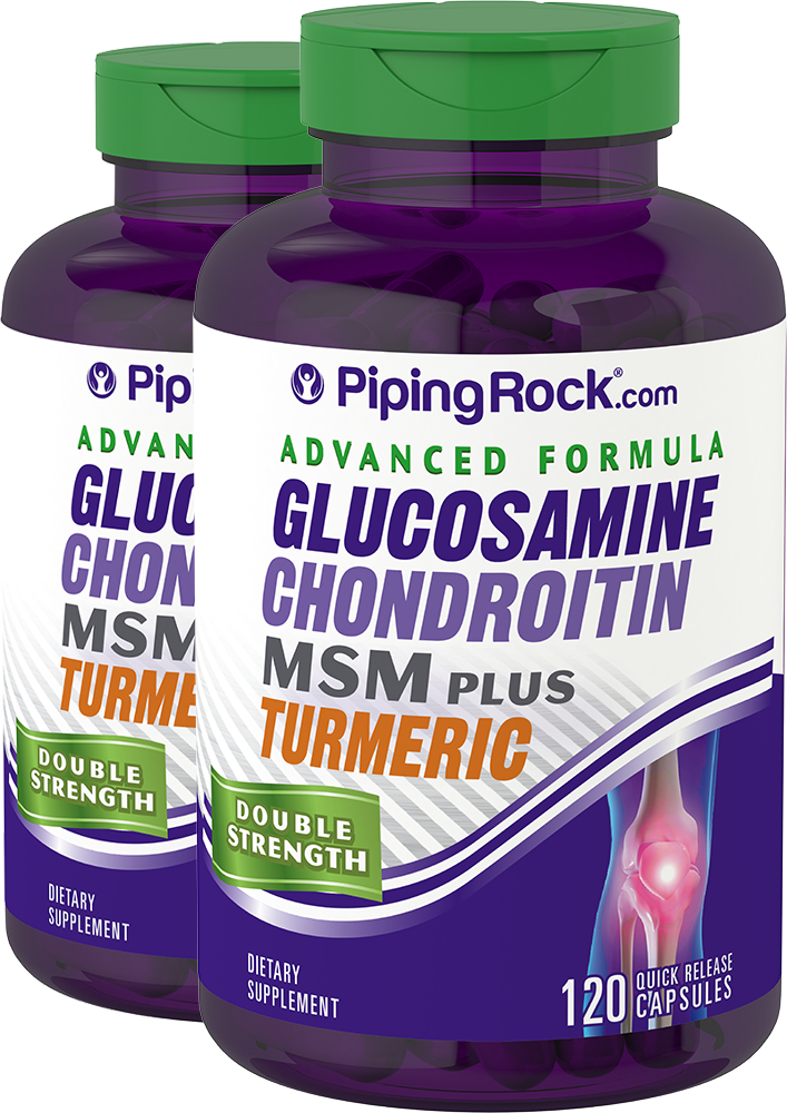 Glucosamine Chondroitin MSM Plus 240 Capsules | Benefits | PipingRock ...