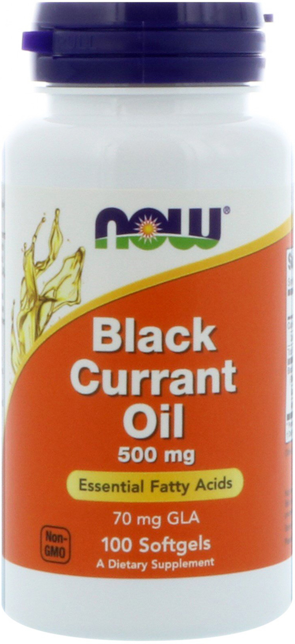 Black Currant Oil Softgels Capsules Piping Rock Health Products
