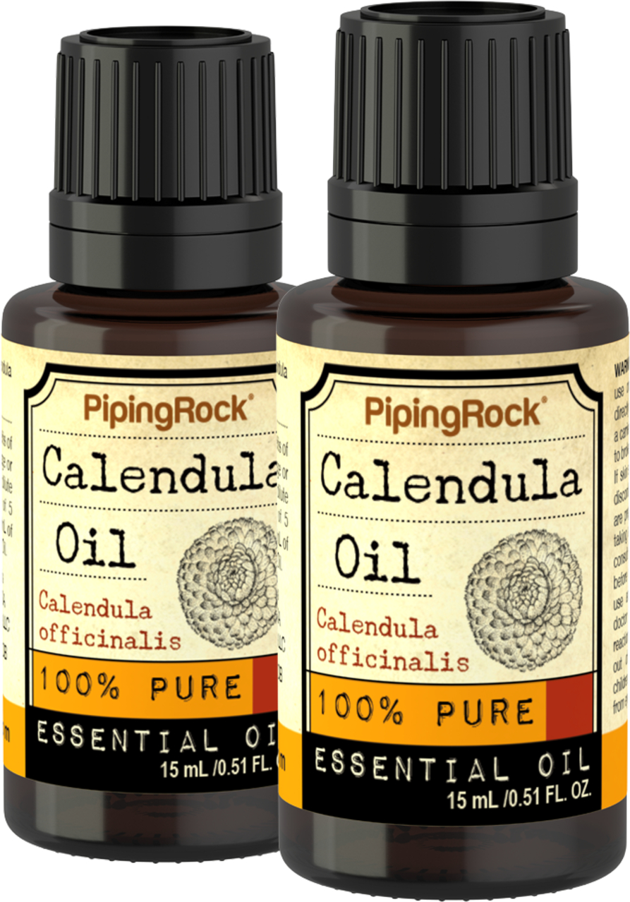 Calendula Essential Oil | Calendula Flower Oil 2 Bottles x 1/2 oz (15 ...