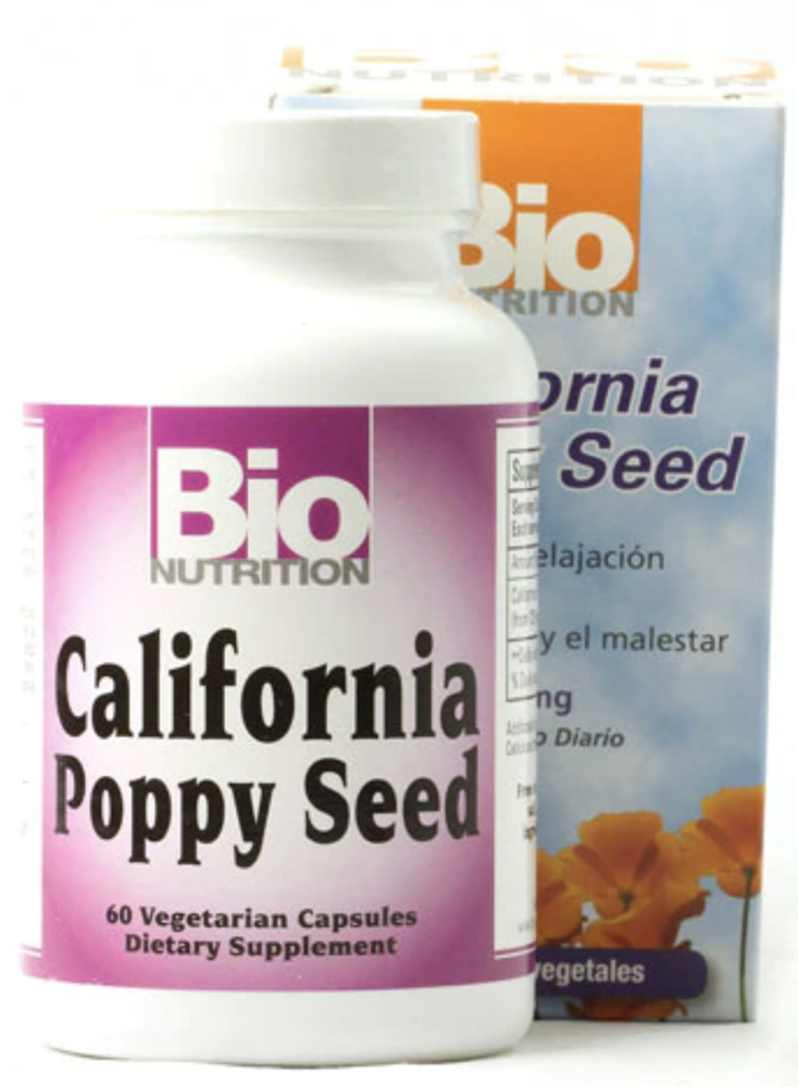 California Poppy Seed 500 Mg Supplement Capsules Piping