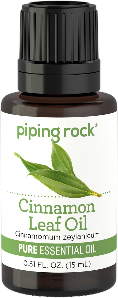 Cinnamon Leaf Pure Essential Oil (GC/MS Tested), 1/2 fl oz, 15 ML Dropper Bottle