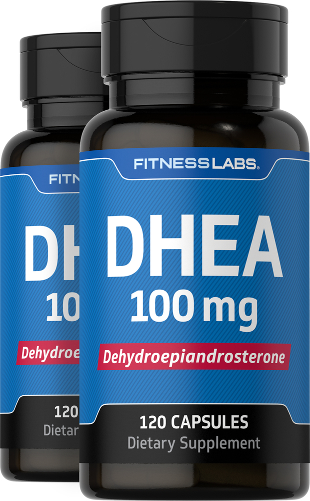 DHEA , 100 mg, 120 Capsules | Piping Rock Health Products