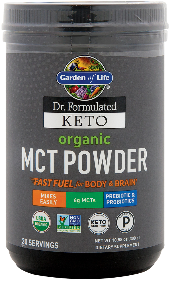 Dr. Formulated Organic Keto MCT Powder , 10.58 oz (300 g