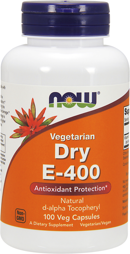 Dry Vitamin E- 400 d-Alpha Tocopheryl Succinate 100 Veg ...