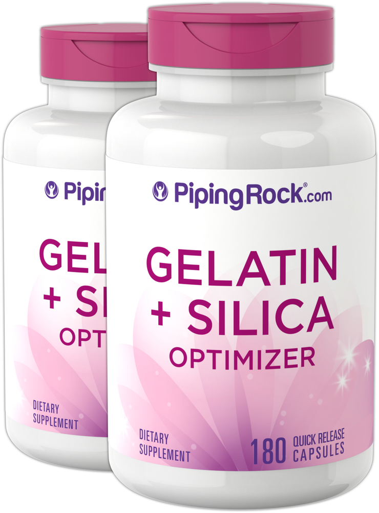 Gelatin Plus Silicon Optimizer 540 mg 2 x 180 Capsules