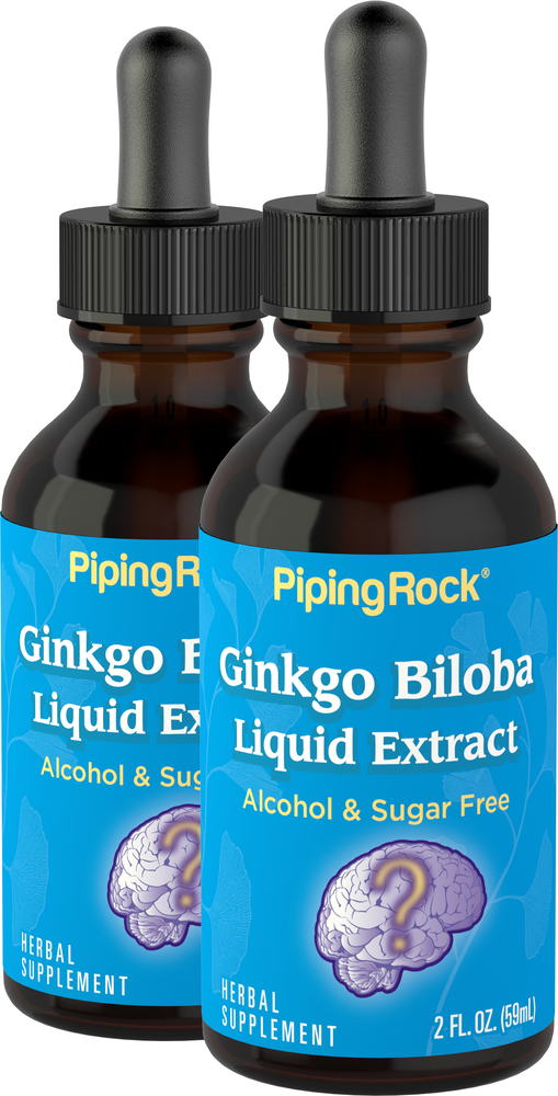 Ginkgo Biloba Liquid Extract Supplements Piping Rock Health Products Ginkgo Biloba Liquid Extract Supplements Piping Rock Health Products