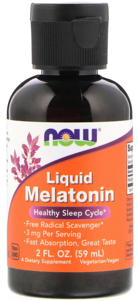Liquid Melatonin 3mg 2 fl oz. (59 mL) | Sleeping Aid | Piping Rock ...