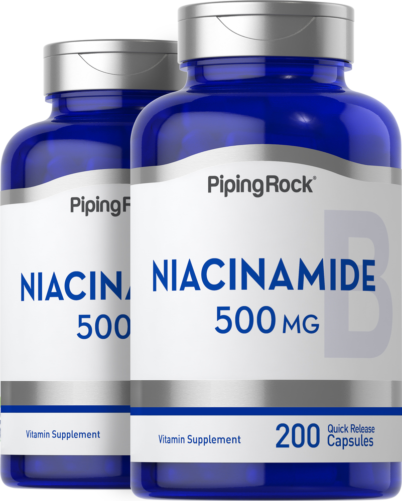 Niacinamide 500 mg B-3 2 x 200 Capsules | Niacin B3 Reviews