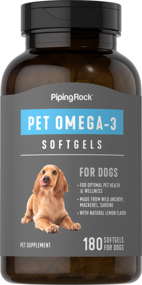 Omega 3 Supplements For Dogs 180 Softgels Omega 3 For Dogs Pipingrock Health Products