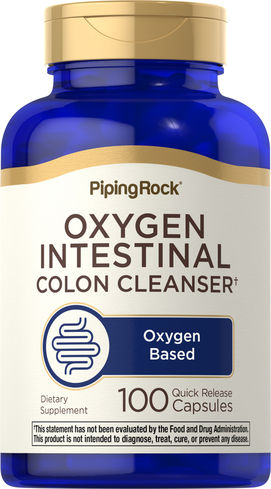 Oxy-Tone Oxygen Intestinal Cleanser, 100 Capsules | Piping Rock Health