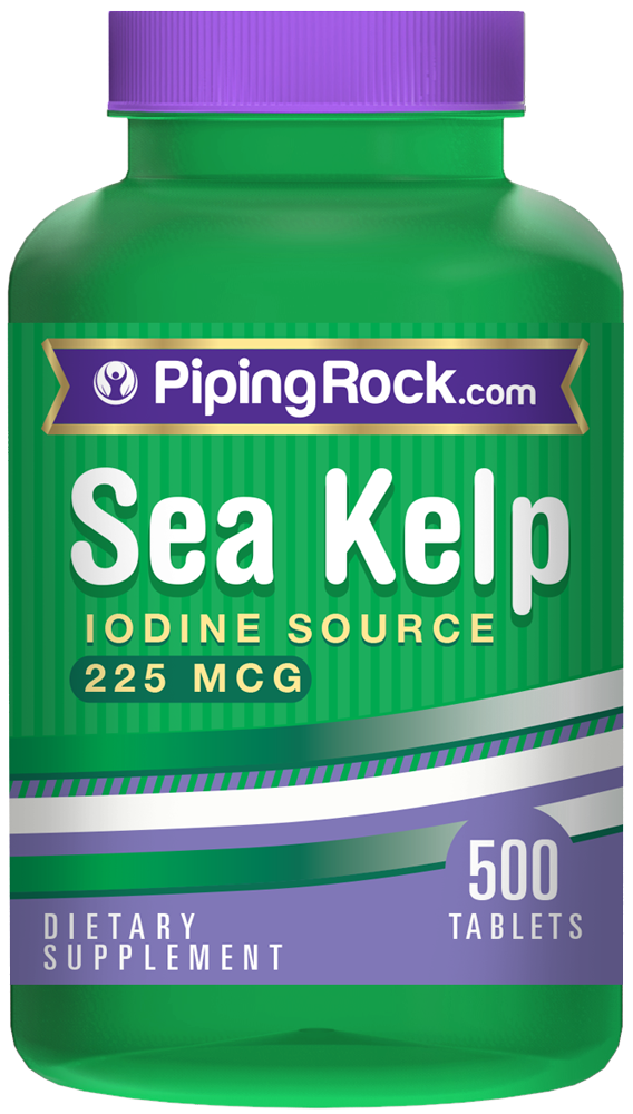 Sea Kelp (Iodine Source 225 mcg) 225 mcg 500 Tablets 1775 Kelp