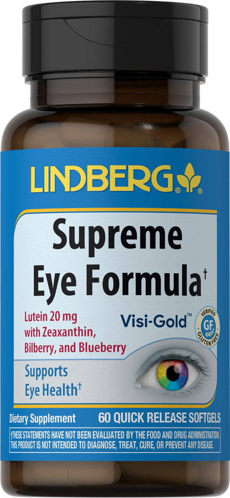Supreme Eye Formula, 60 Softgels | PipingRock Health Products