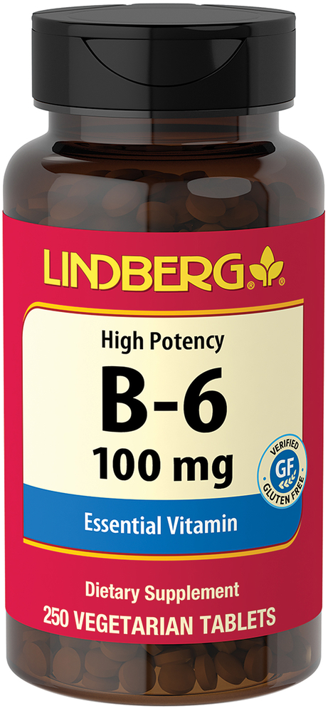 spreiding Bij elkaar passen Nadruk Vitamin B-6, 100 mg, 250 Vegetarian Tablets | PipingRock Health Products