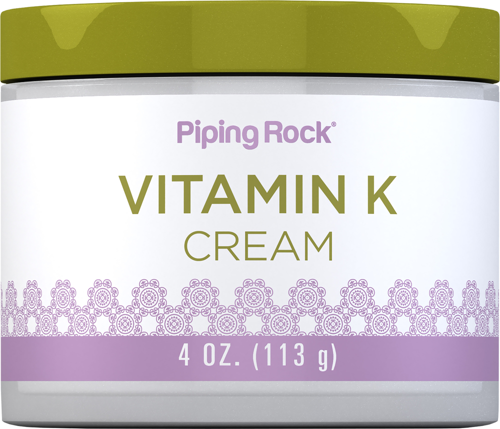 basketbal Onschuld zonlicht Vitamin K Cream for Skin 4 oz (113 g) Jar | Buy Vitamin K Cream |  PipingRock Health Products