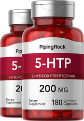 5-HTP 200 mg, 180 Capsules x 2 Bottles