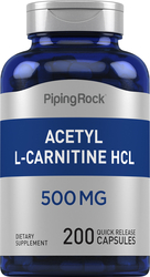 Acetil L-carnitina  200 Cápsulas de Rápida Absorção