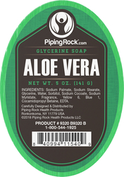 Sabonete de glicerina e Aloe Vera 5 oz (141 g) Barra