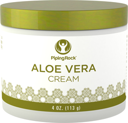Crème hydratante d'Aloe Vera 4 oz (113 g) Bocal