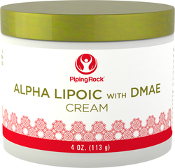 Crema de ácido alfa-lipóico con DMAE 4 oz (113 g) Tarro