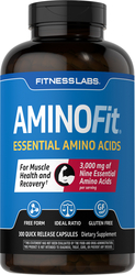 AminoFit Essential Amino Acids, 3000 mg (per serving), 300 Capsules
