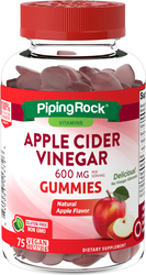 Apple Cider Vinegar Gummies (Natural Apple), 75 Vegan Gummies