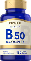 Encommium Toestand radium B-50 Complex 2 Bottles x 180 Capsules | Vitamin B 50 Complex | PipingRock  Health Products