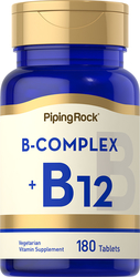 Liquid B-12 1200 mcg with 2 oz (59 ml) x 4 bottles | PipingRock Health