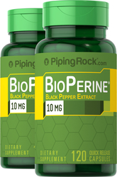 Bioperine Intensificador de absorção de nutrientes 120 Cápsulas de Rápida Absorção