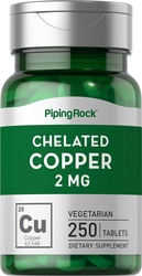 Quelato de cobre (quelato de aminoácidos) 250 Comprimidos