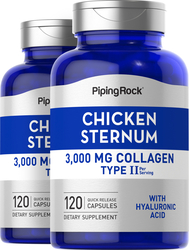 Kokošji kolagen Tip II s hijaluronskom kiselinom 120 Kapsule s brzim otpuštanjem