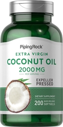 Óleo de coco biológico (extra virgem)  200 Gels de Rápida Absorção