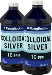 Colloidal Silver Liquid 10 ppm 8 fl oz (237 mL) Bottle