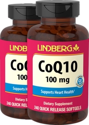 CoQ10 100 mg 240 Sg x 2 Bottles