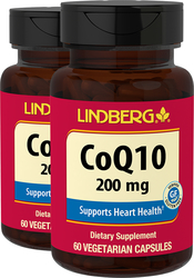 CoQ10 200 mg 60 Caps, 2 bottles