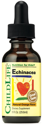 Children's Echinacea Liquid Extract (Natural Orange), 1 fl oz (29.6 mL)
