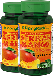 Extra Strength afrički mangoi zeleni čaj 90 Kapsule s brzim otpuštanjem