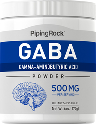 GABA Powder (Gamma-Aminobutyric Acid), 6 oz. (170 g)