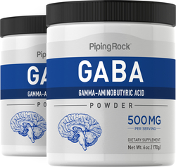 Pó GABA (ácido gama-aminobutírico) 6 oz (170 g) Frascos